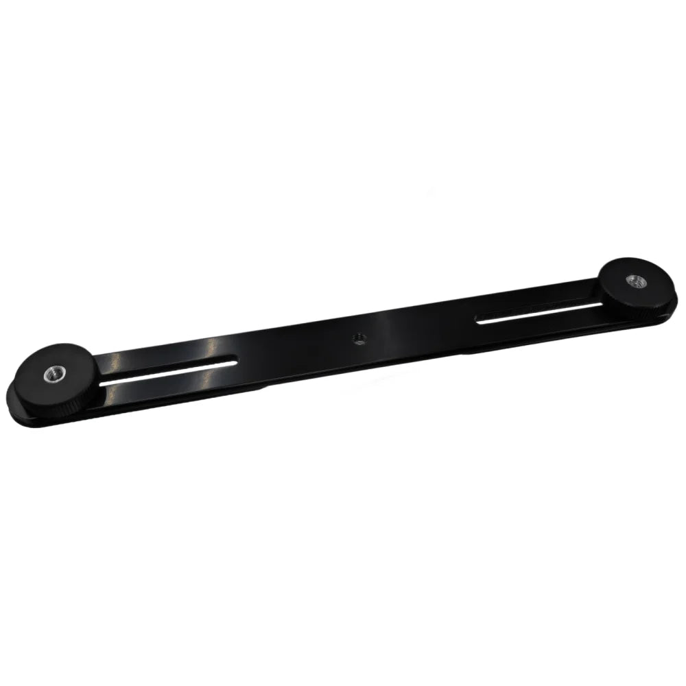 1/4" Dual Flash Bracket Extension Bar for DSLR & LED Stands