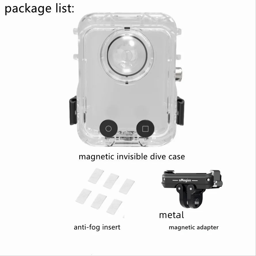 DJI Osmo 360 Waterproof Dive Case – 40M Invisible Housing