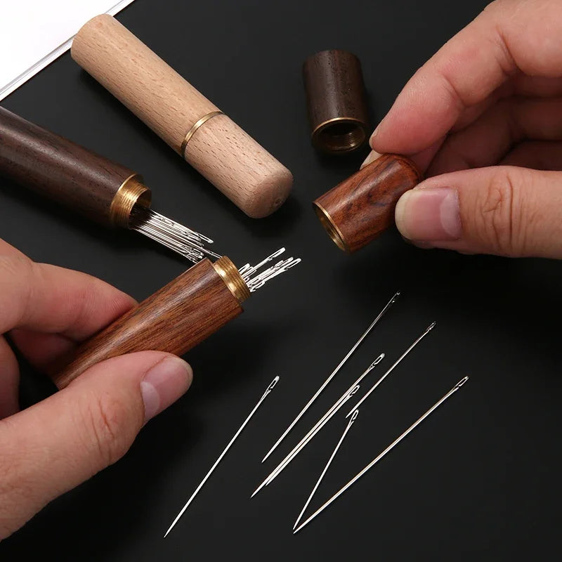 1/25/30Pcs Side Hole Blind Sewing Needles Stainless Steel Elderly Needles Hand Sewing Stitching Pin DIY Home SelfThreadingNeedle Oasis Select