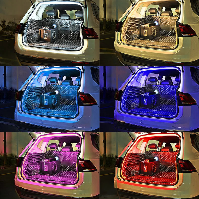 Car Trunk LED Light Strip 2M/4M – Auto-Sensing Tailgate Light