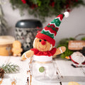 Christmas Candy Gift Box Cookies Snack Transparent Storage Jar Gingerbread Man Food Container Kids New Year Decoration Bottle Oasis Select Style 1 other