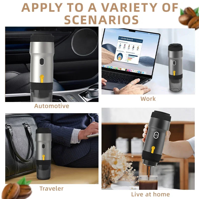 URGGU Portable Automatic Espresso Capsule Coffee Machine