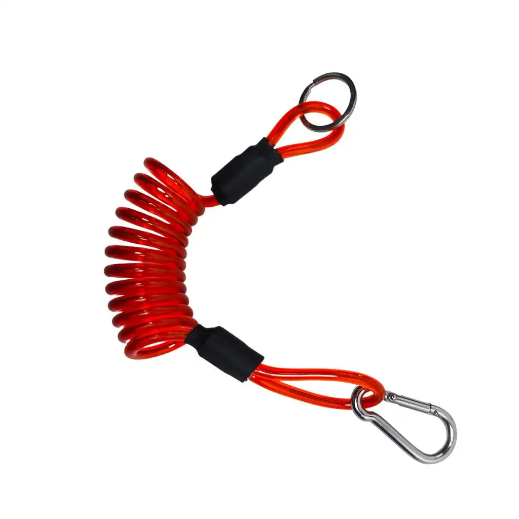 Coiled Breakaway Safety Cable With Stainless steel Snap Hook For Trailer Caravans Towing Vehicles Oasis Select