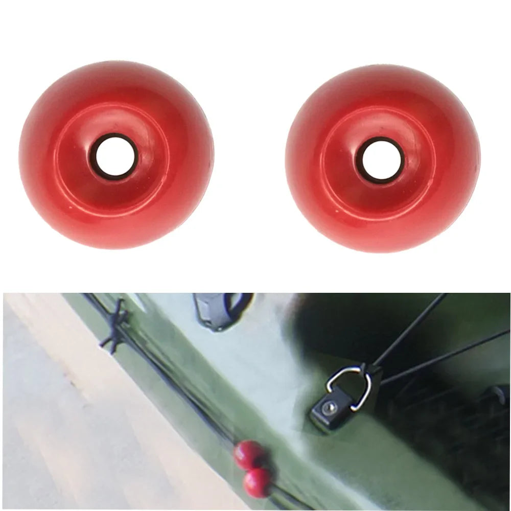 Kayak Rope Cord END Red Balls for Boat Canoe Tail Rudder Control System Accessory Oasis Select