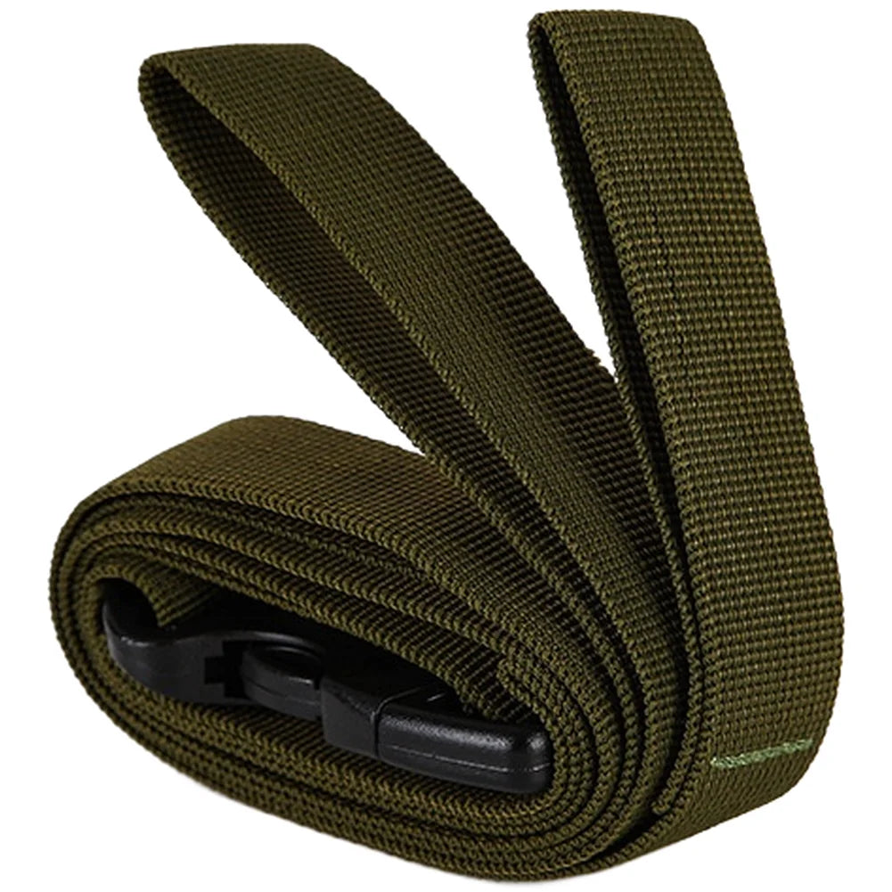 Adjustable Nylon Strap 135cm With Double Safety Buckle For Outdoor Camping Hiking Backpack Gear Storage Army Green Black Gray Oasis Select Army Green