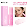 PDRN Pink Collagen Volume Multi Balm Deep Hydration Moisturization Brighten Skin Plump Smooth Radiant Portable Collagen Stick Oasis Select Collagen Multi Balm