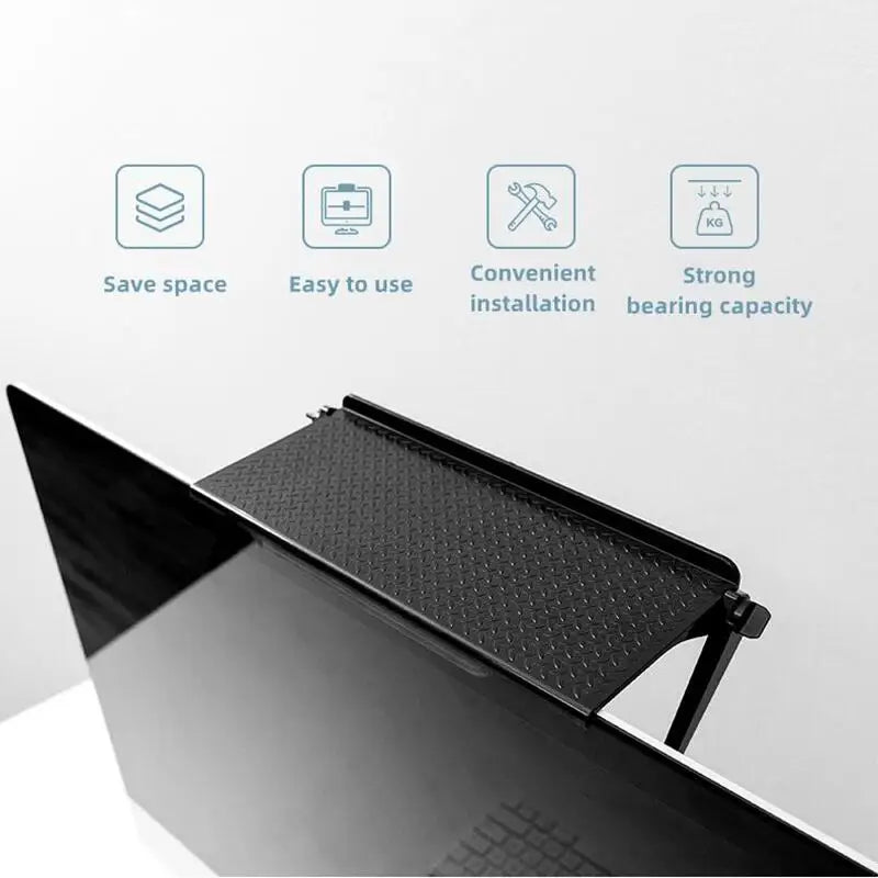 Storage Shelves For Television TV LCD Monitors Support Home Appliance Shelf Rangement Organisation Gadgets Desk Wall Organizer Oasis Select