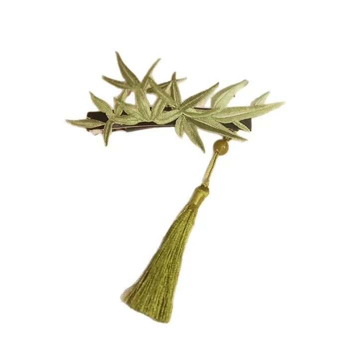 Hair Clip With Long Tassel Vintage Chinese Style Hair Barrette Elegant Hanfu Hair Accessory For Daily Outfit Cosplay Gift Oasis Select A
