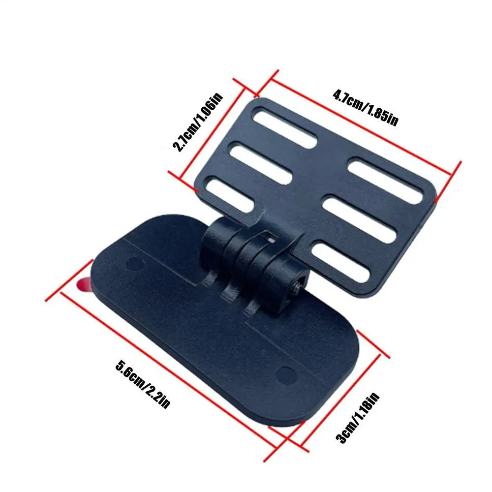 Rear Dash Cam Holder Car Rear Camera Bracket Dash Cam Mount Rear Windshield Backup Camera Bracket with Multi-Angle Adjustment Oasis Select black screws