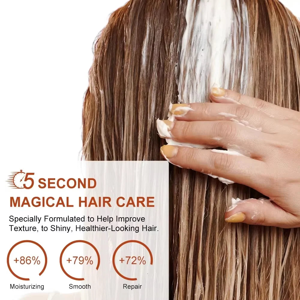 PURC Argan Oil Hair Mask Repair Damaged Frizz Masks Nourishing Smoothing Magic Hair Treatment Conditioner Hair Care Oasis Select