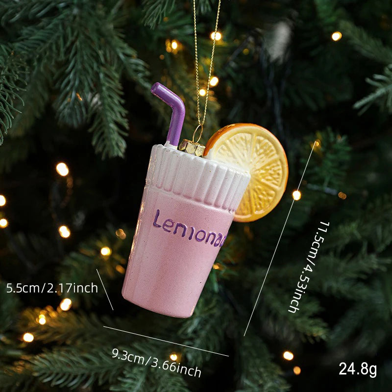 Macaron Christmas Hanging Ornaments – Cute Tree Pendants