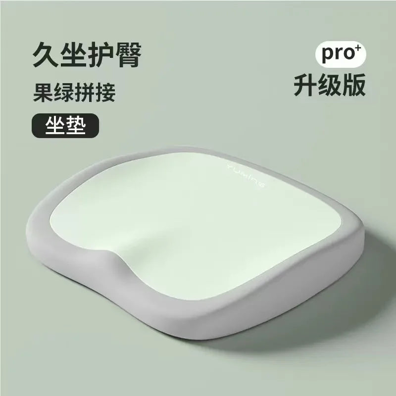 Memory Foam Seat Cushion Adjustable Lumbar and Waist Support Pad Portable Chair Mat Suit for Office Home Use Soft Cushion Oasis Select GN