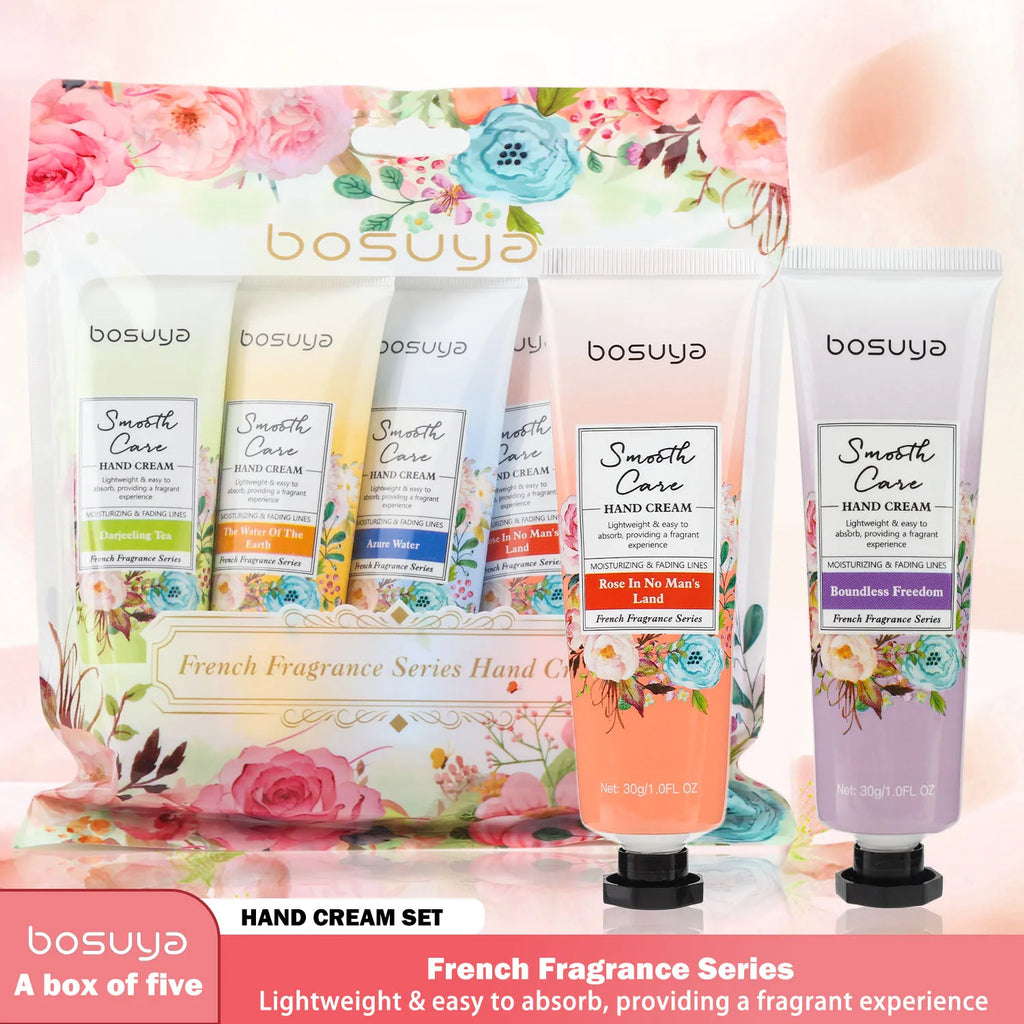 Floral Fragrance Hand Cream Set – Moisturizing Daily Care Hand Cream Set Oasis Select