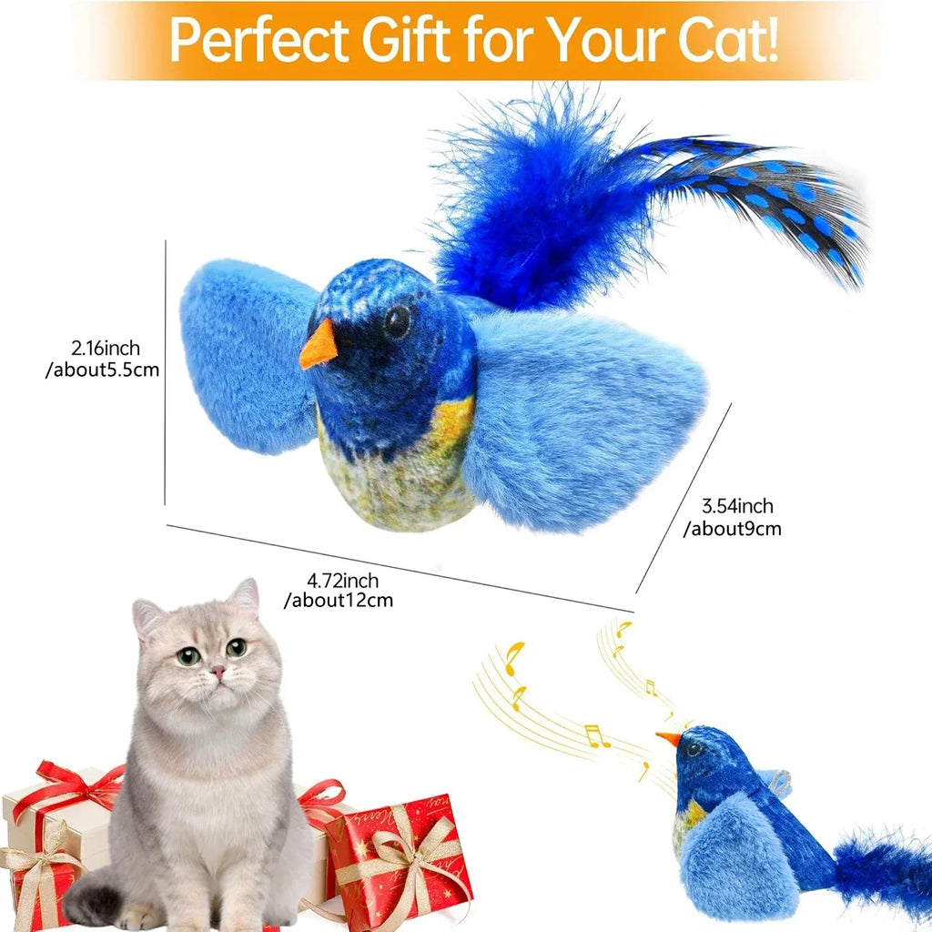 Hanging Cat Toy Real Feathers Catnip Dangling Interactive Teaser Kitten Pet Supplies Indoor Play Exercise Gift Cats New 2026 Oasis Select