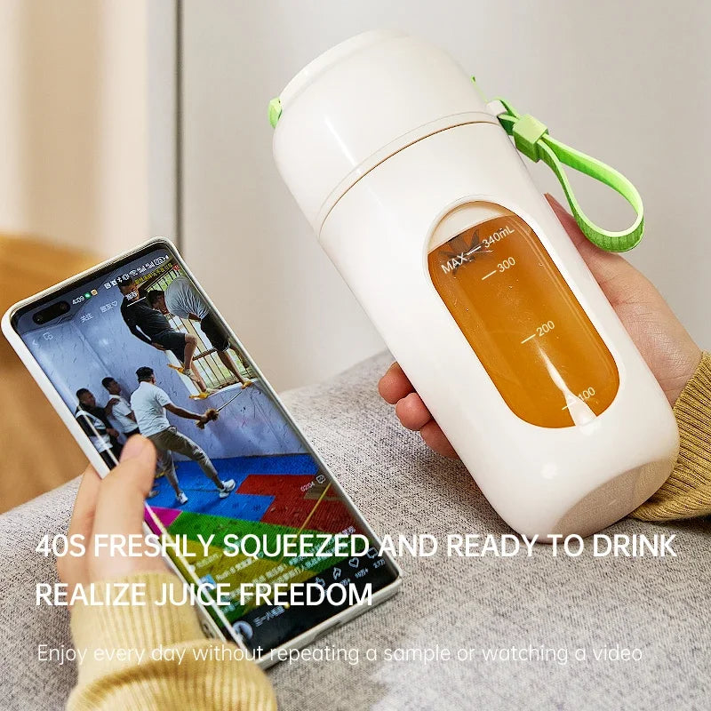 Portable Wireless Juicer Cup 1500ml | 12-Blade Rechargeable