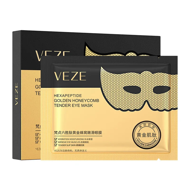 Peptide Gold Collagen Eye Masks – Anti-Wrinkle & Dark Circle (5pk) Collagen Eye Mask Oasis Select Default Title