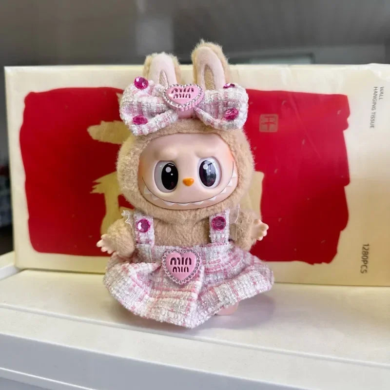 17cm Mini Plush Doll'S Clothes Outfit Accessories For Korea Kpop Exo Labubu Idol suit Clothing Gift，Only clothes and no dolls Oasis Select