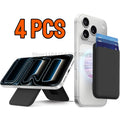 Phone Card Wallet Magnetic Holder Card Binder Luxury Leather Card Holder Phone Wallet Card Bag PU Leather Shockproof Back Cover