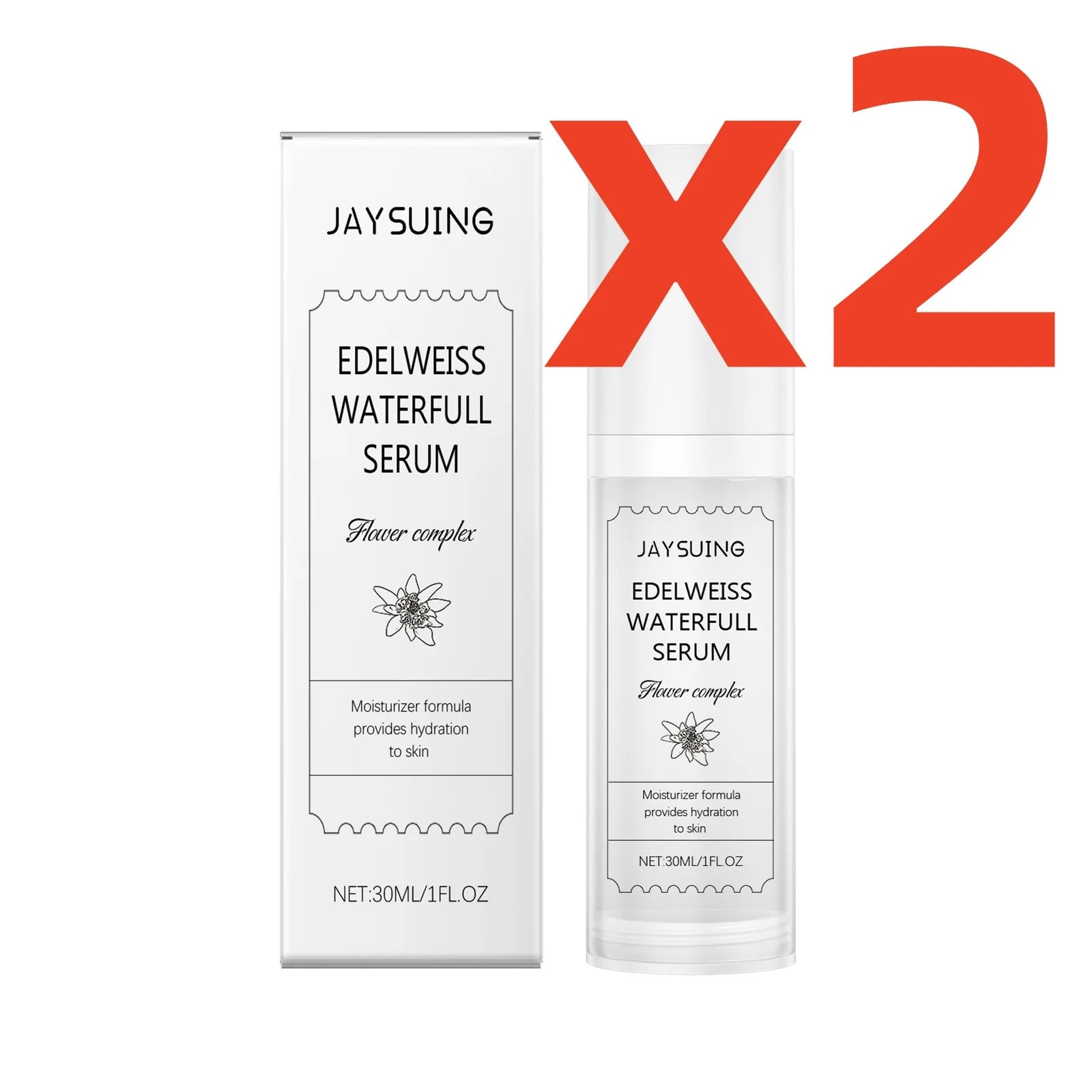 Jaysuing Hyaluronic Acid Serum – Hydrate, Brighten & Firm Skin Facial Serum Oasis Select 60ml boxed