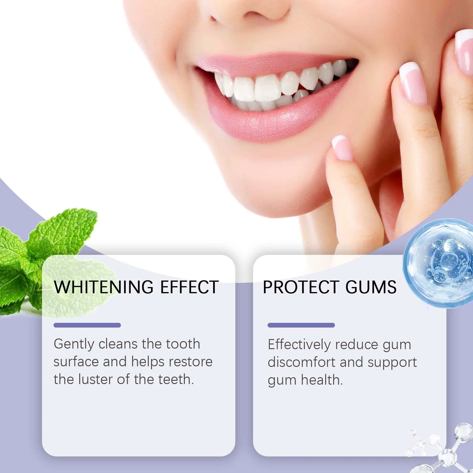 Whitening Tooth Powder Improve Plaque Stain Tartar Removal Deep Cleaning Oral Reduce Bad Breath Lasting Fresh Tooth Care Product Oasis Select