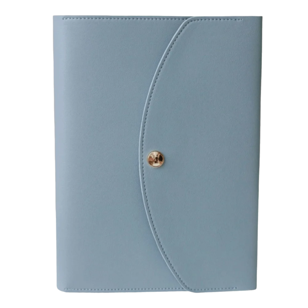 Taking Notes A5 Notebook Thickening PU Leather Business Notepad Loose-leaf Durable Diary Notebook School Office Supplies Oasis Select Blue