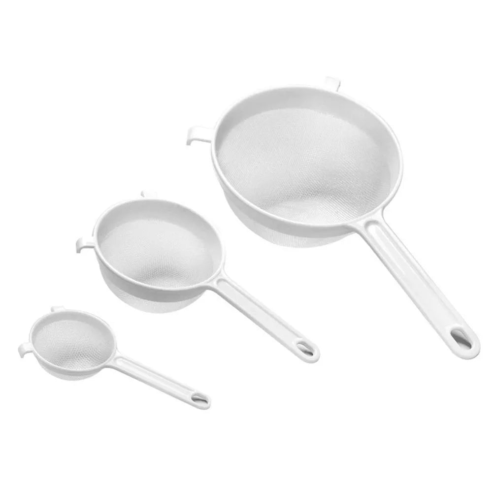 Kitchen Nut Milk Filter Handheld Plastic Sieve Tea Strainer Flour Sifter Filter Coffee Filter Colanders Kitchen Tools Oasis Select