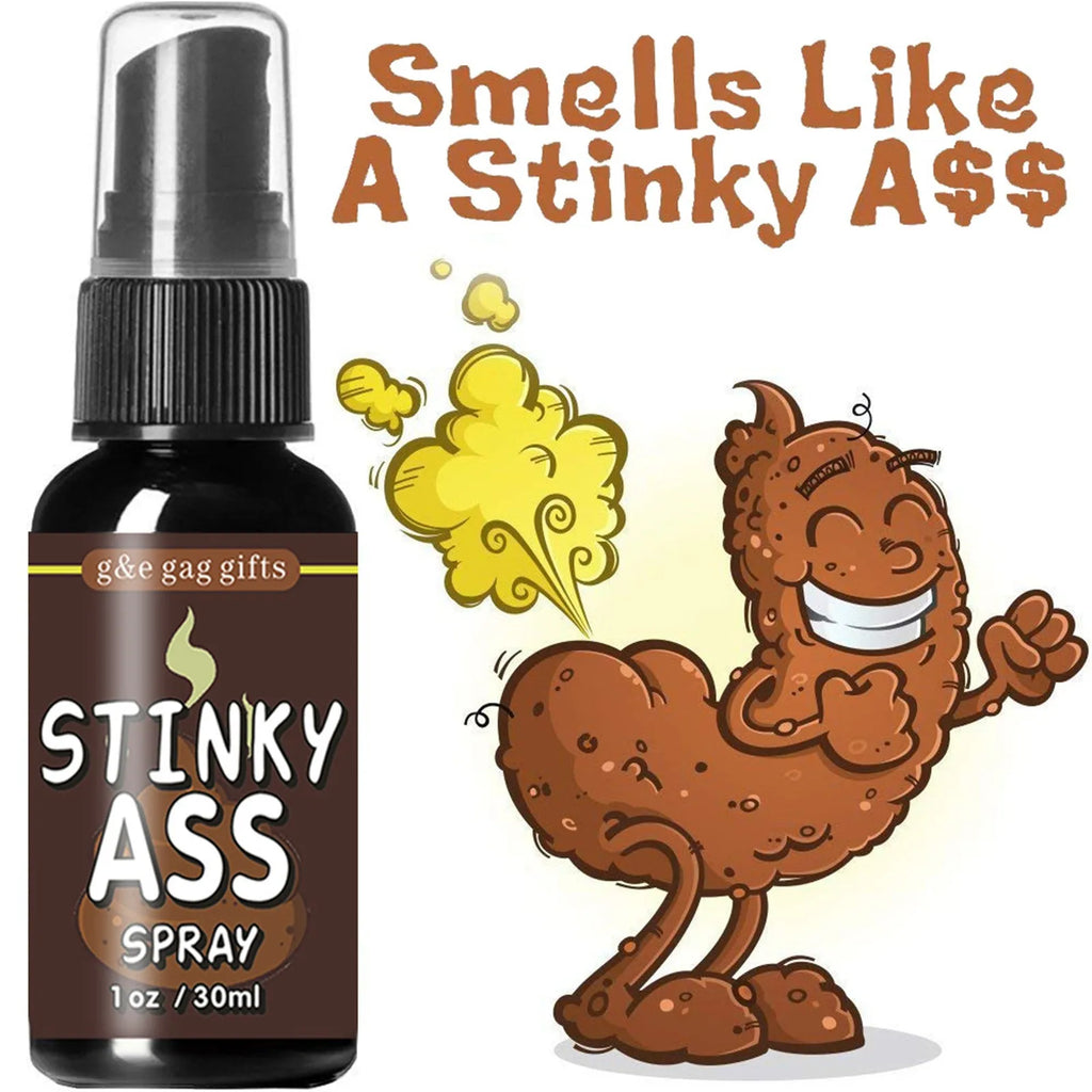30ml Poop Spray Creative Liquid Fart Gag Prank Joke Spray Funny Toy Non-Toxic Stink Bombs Extra Strong Smelly Stinky Gas Spray Oasis Select 1PC