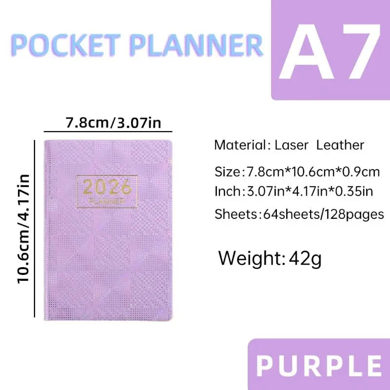 2026 Mini Pocket Planner Calendar To Do List Daily Task Checklist Planner For Home School Office Pocket Planner Calendar Oasis Select A3