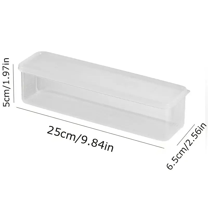 1//2/4pcs Refrigerator Fresh-keeping Storage Box Fresh-keeping Artifact,Food Preservation Boxes Transparent Sealed Kitchen Tools Oasis Select