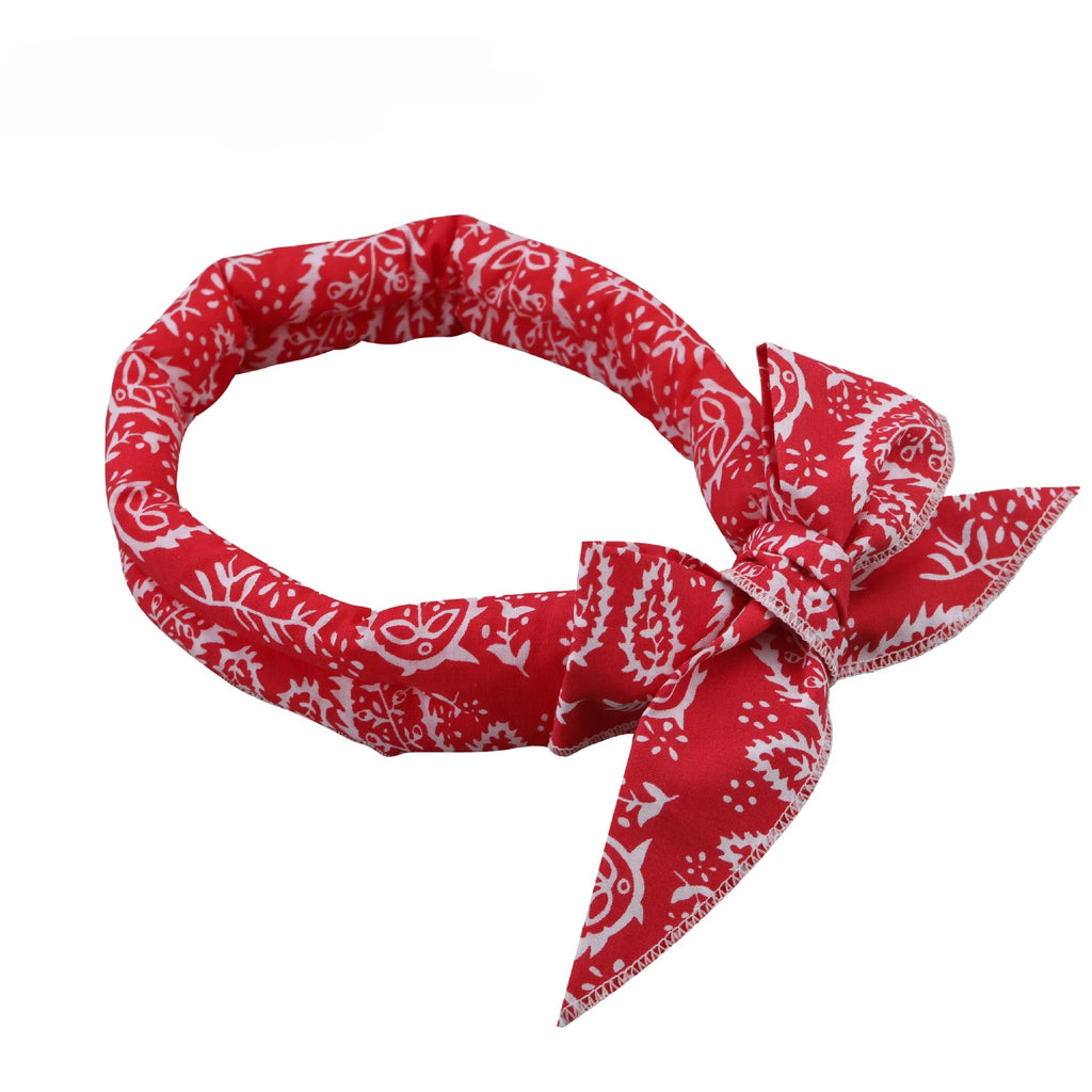 Pet Cooling Scarf Ice Collar for Cats Dogs Summer Heat Relief Outdoor Travel Accessory with Breathable Cartoon Design Oasis Select Red