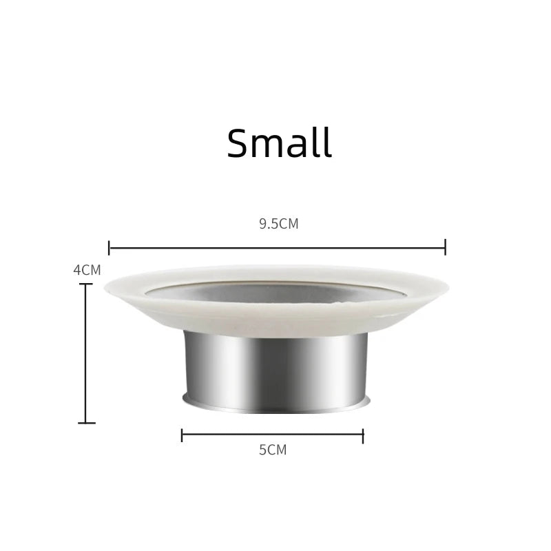 Squatting Pan Anti-smell Plug Stainless Steel Squat Toilet Deodorize Stopper Bathtub Anti-blocking Cover Bathroom Accessories Oasis Select ssmall