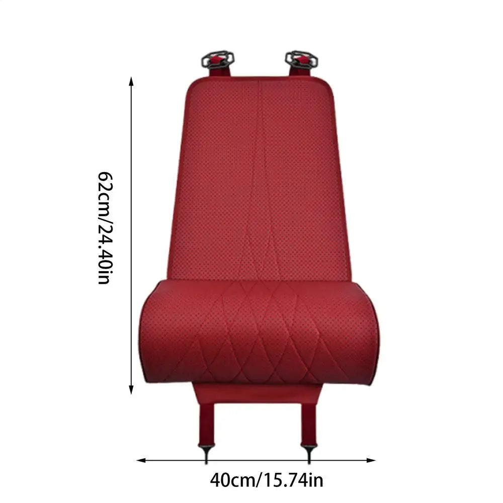 Driver Seat Extender Chair Extension Cushion Driving Leg Support Lengthen Cushion for Car Seat Trucks Buses Chair Home Work Road Oasis Select Red