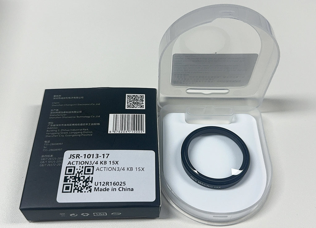 HD 10X Macro Lens Filter for Insta360, DJI Action & GoPro