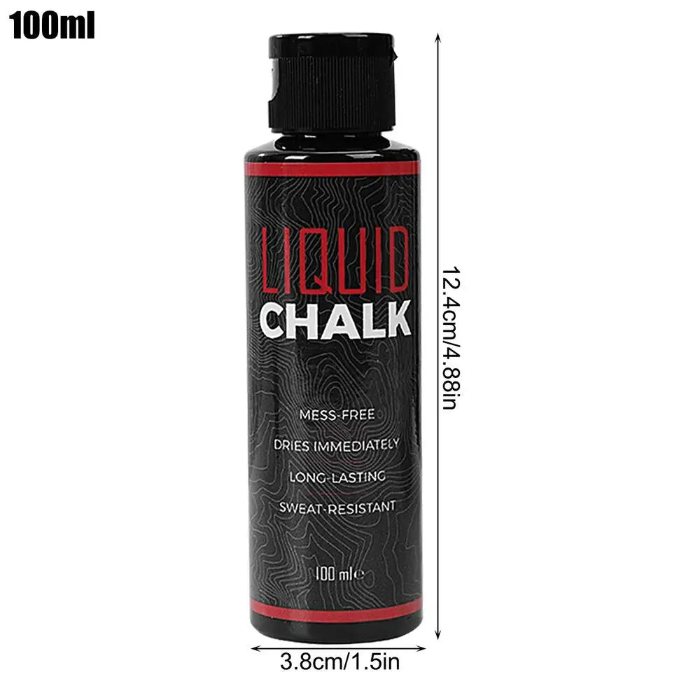 Liquid Chalk Sports Magnesium Powder Grip Anti Slip Grip Lifting Cream For Fitness Weight Lifting Climbing Gym Sports Chalk Oasis Select Black 100ml