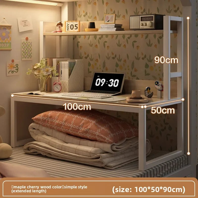 Multi-functional Bed Computer Desk Desk Bookshelf Bedside Notebook Table Oasis Select