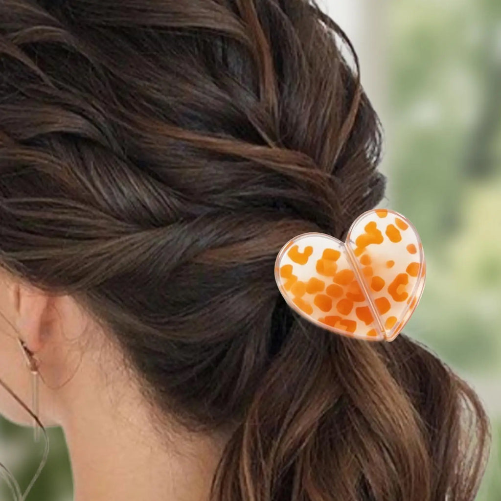Smart Magnetic Hair Clip Heart-Shaped Non-Slip Styling Clips Ins Style Hair Accessories Strong Hold Magnetic Hairs Clip No Creas Oasis Select