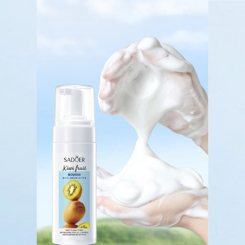 SADOER Kiwi Amino Acid Cleansing Mousse 150ml | Facial Cleanser Facial Cleansing Mousse Oasis Select