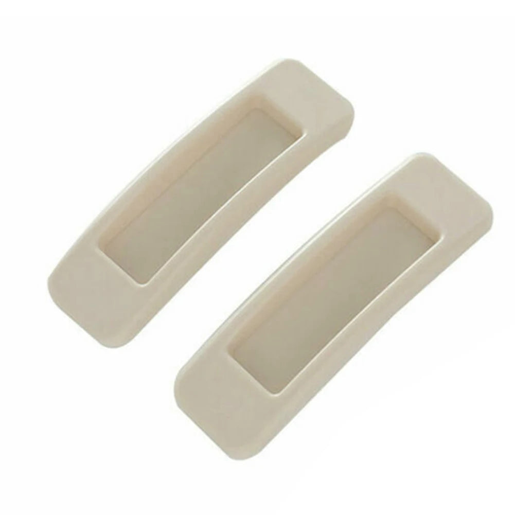 2pcs Window Cabinet Drawer Handles Multi-purpose Handle Self-adhesive Cabinet Sliding Door Glass Handle Oasis Select khaki