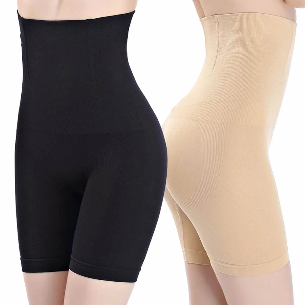 Women Shaper Yoga Shorts High Waist Body Shaper Underwear Slimming Shapewear Tummy Control Knickers Panty Seamless Boyshort Oasis Select