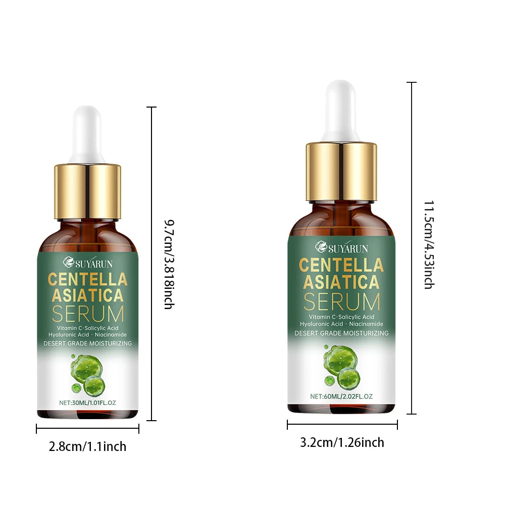 SUYARUN Premium Centella Asiatica Serum - Hydrating & Soothing Face Treatment for Acne, Redness & Anti-Aging | Natural Skin Care Oasis Select