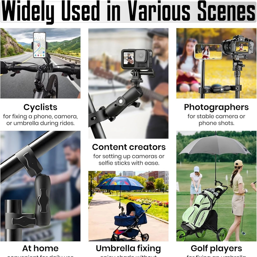 VeFly Crab Super Clamp Camera Mount – GoPro DJI Insta360 Bike
