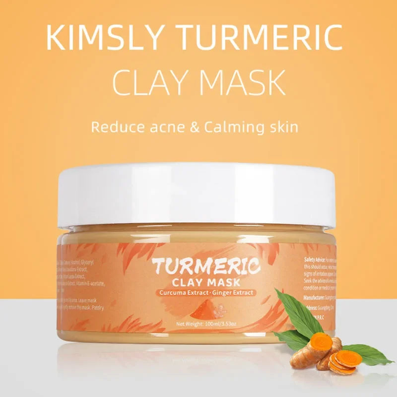 LAIKOU Turmeric Rose Avocado Clay Mud Face Mask | Moisturizing