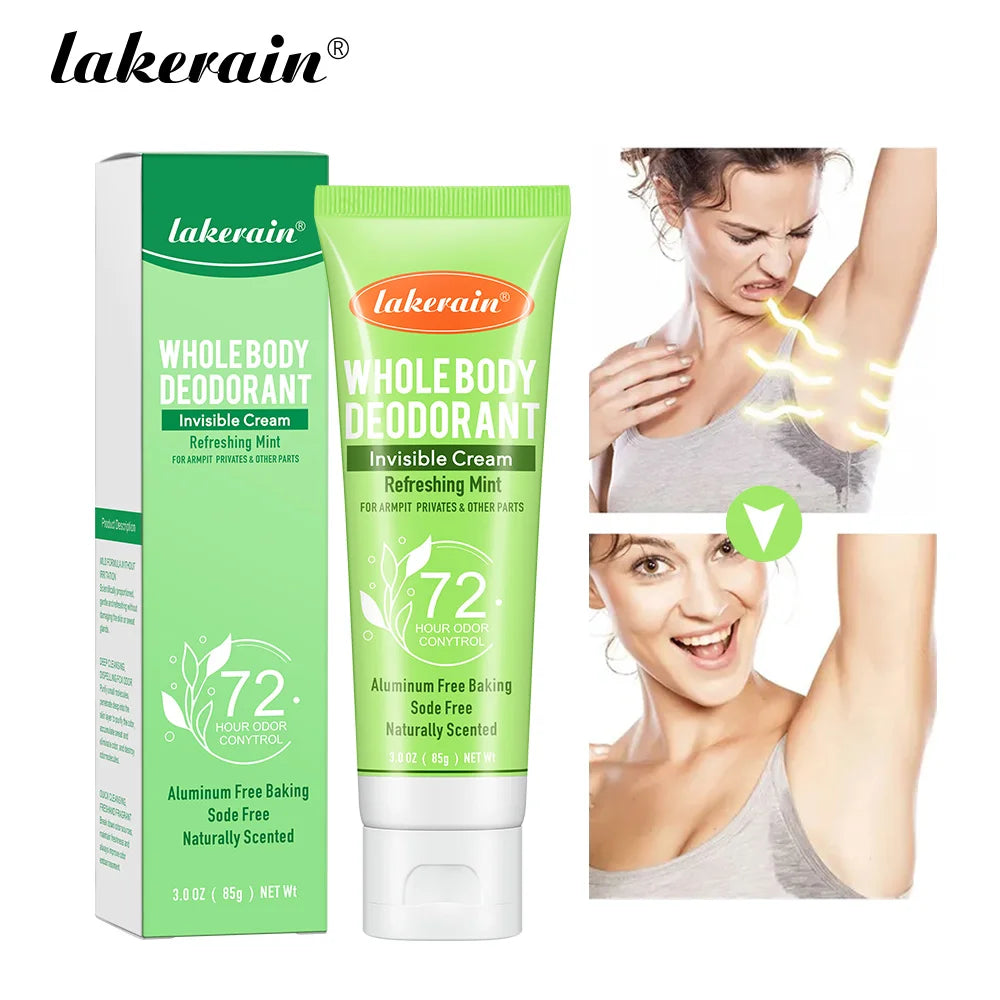Whole Body Deodorant Deeply Improve Odor Refreshing Non-sticky Mild Formula Multiple Fragrances Creamy Texture Pre-Deodorant Oasis Select