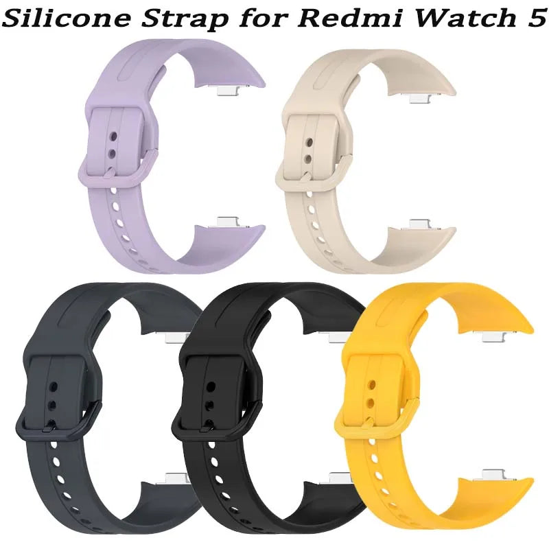 Silicone Strap for Redmi Watch 5 & 4 | Mi Band 9 Pro Band Watch Replacement Strap Oasis Select