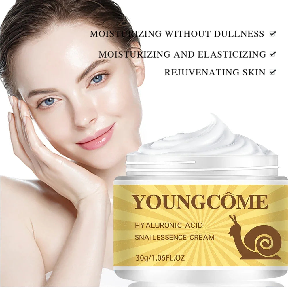 Snail Hyaluronic Acid Essence Cream – Nourish & Firm Skin
