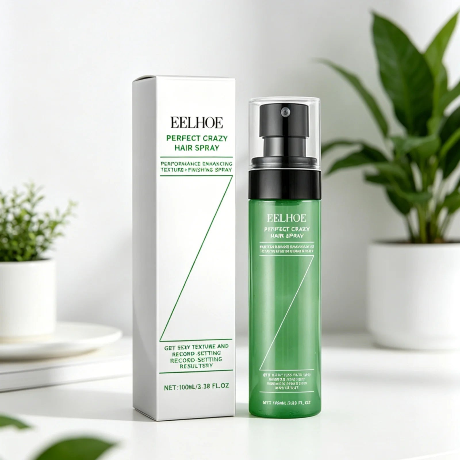 EELHOE Volumizing Hair Spray Oil Control Refreshing Anti Frizz Quick Dry Lightweight Non Greasy Soft Smoothing Hair Spray 100ml Oasis Select