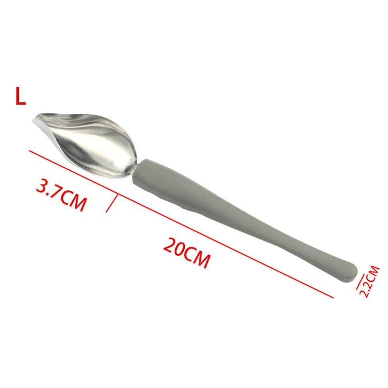 2Pcs Culinary Drawing Spoons Chef Pencil Sauce Painting Spoon Chocolate Cream Sauce Cake Decoration Spoons Kitchen Accessories Oasis Select 1pc Large