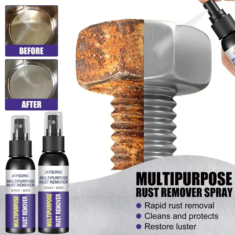 50ml Multi-purpose Rust Removal Spray Car Wheel Hub Polishing Renovator Parts Maintenance Metal Lubrication Loose Rust Spray Oasis Select