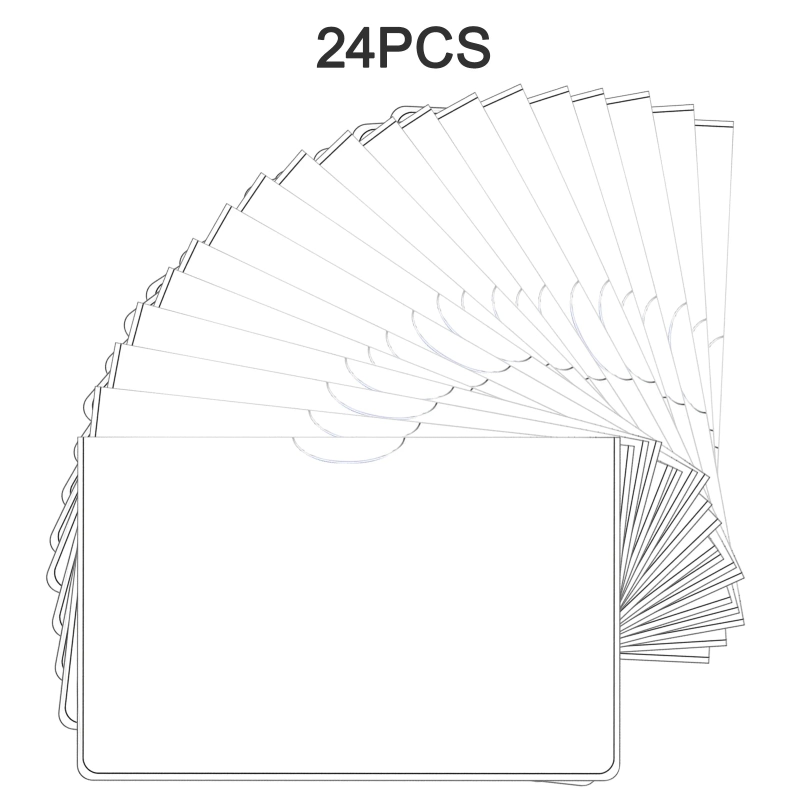 Social Security Card Protective Case, Ultra-Clear Durable 20Mil Storage Sleeve for EHIC/Credit Card/EU Driver's License/ID Card Oasis Select 24PCS