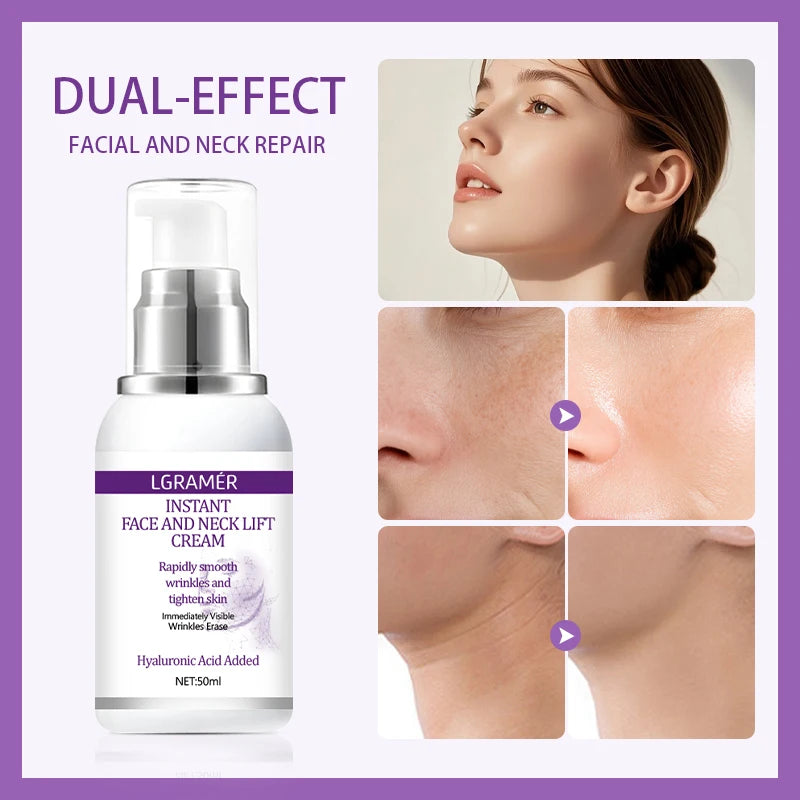 LGRAMER Face & Neck Firming Cream | Hyaluronic Acid 50ml